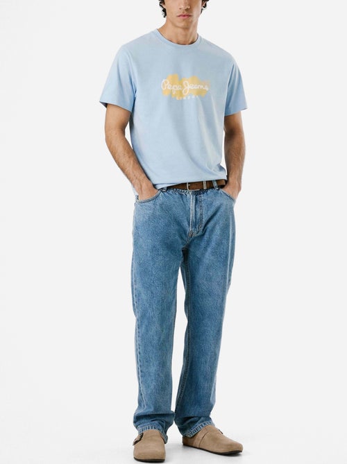 Pepe Jeans Milton T-shirt voor Heren - Blauw - Kiabi Pepe Jeans Milton T-shirt voor Heren - Blauw - Kiabi