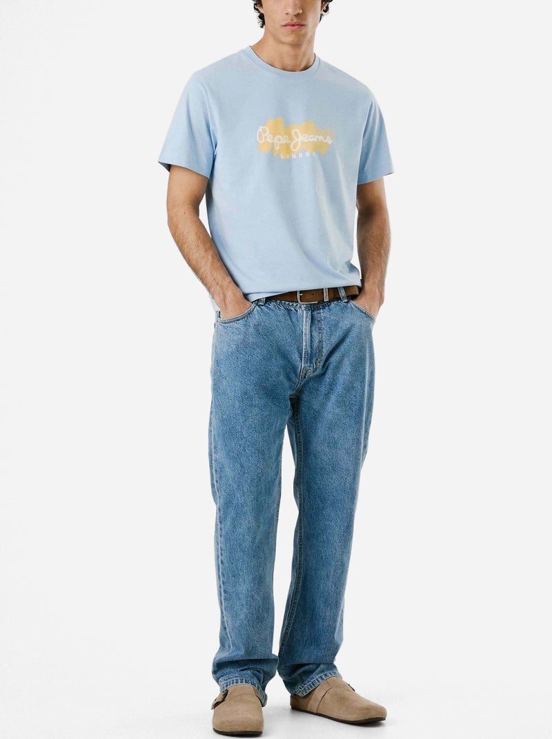 Pepe Jeans Milton T-shirt voor Heren - Blauw Blauw - Kiabi
