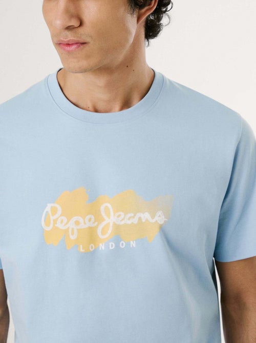 Pepe Jeans Milton T-shirt voor Heren - Blauw - Kiabi Pepe Jeans Milton T-shirt voor Heren - Blauw - Kiabi