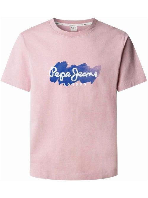 Pepe Jeans Milton T-shirt voor Heren - Roze - Kiabi Pepe Jeans Milton T-shirt voor Heren - Roze - Kiabi