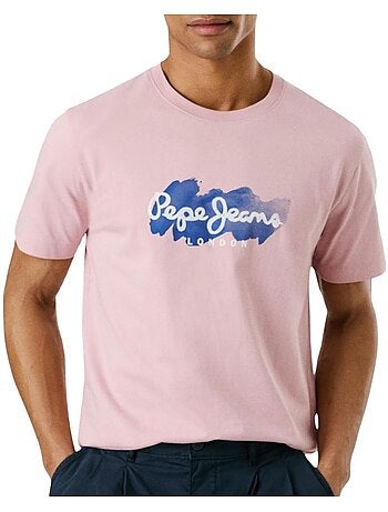 Pepe jeans milton geel t-shirt voor heren