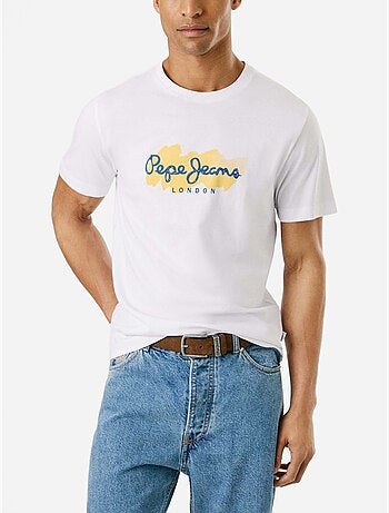 Pepe jeans milton wit t-shirt voor heren