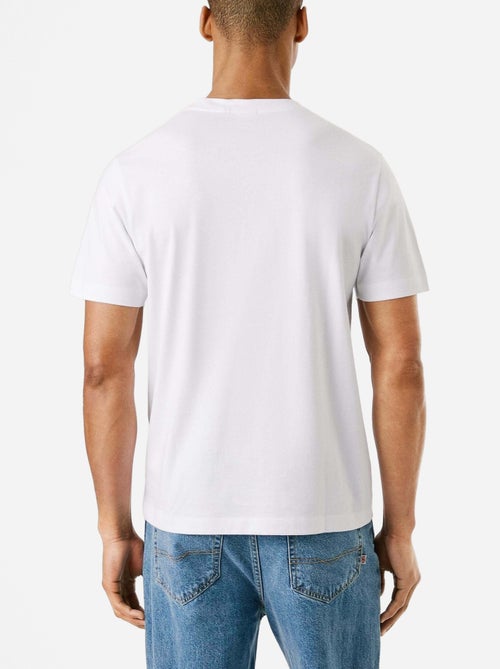 Pepe Jeans Milton Wit T-shirt voor Heren - Kiabi Pepe Jeans Milton Wit T-shirt voor Heren - Kiabi