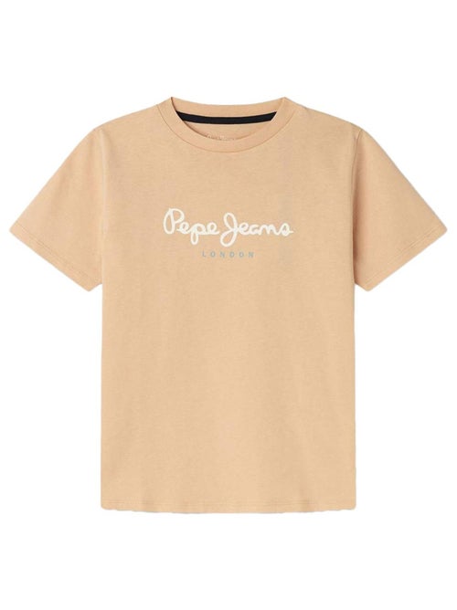 Pepe Jeans New Art T-shirt Oranje Jongens - Kiabi Pepe Jeans New Art T-shirt Oranje Jongens - Kiabi