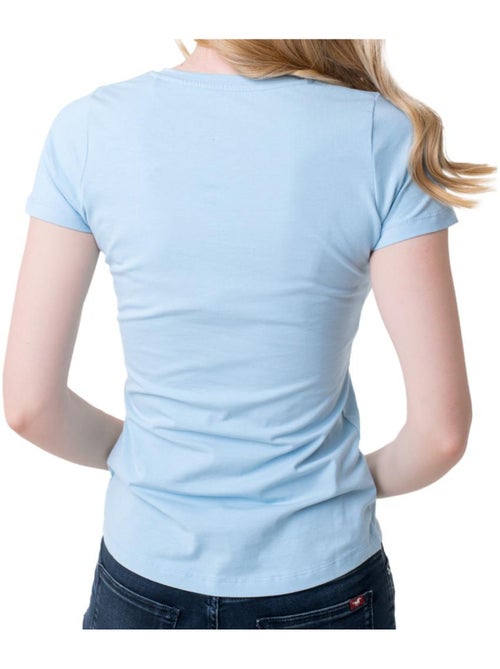 Pepe jeans new virginia blauw t-shirt voor dames - Kiabi Pepe jeans new virginia blauw t-shirt voor dames - Kiabi