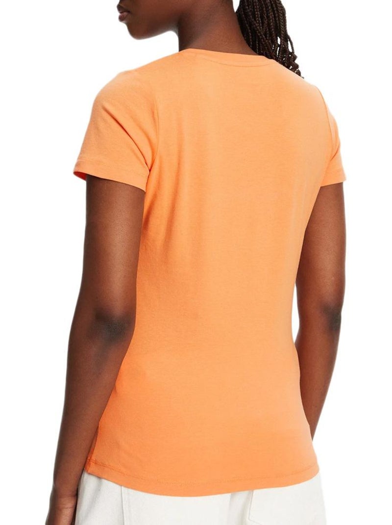 Pepe jeans new virginia oranje t-shirt voor dames Oranje - Kiabi