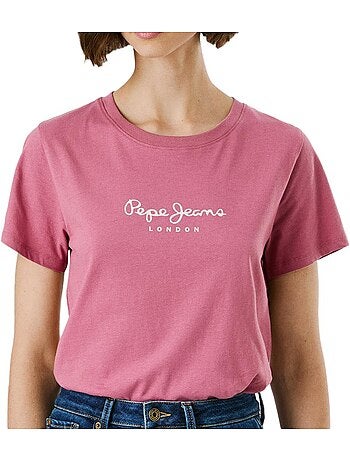 Pepe jeans new virginia zwart t-shirt voor dames