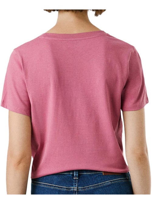 Pepe jeans new virginia rood dames t-shirt - Kiabi