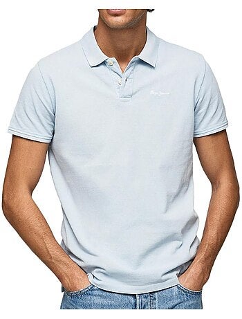Pepe jeans oliver gd blauwe polo voor heren