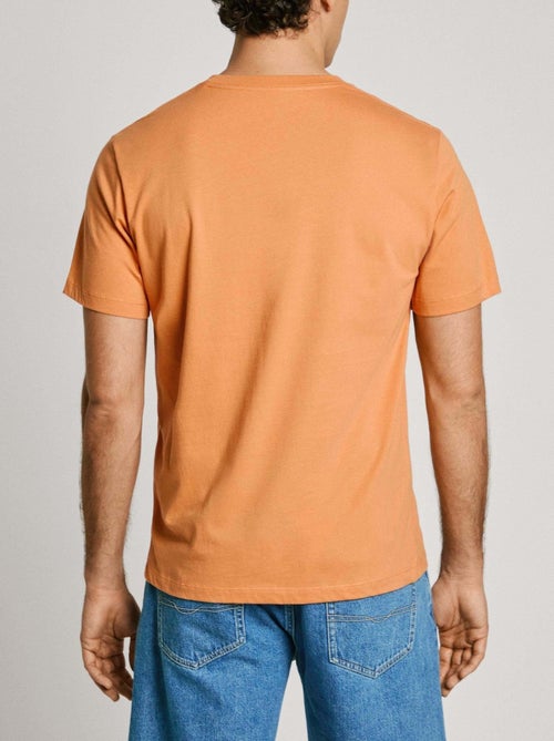 Pepe Jeans Oranje T-shirt voor Heren - Stijlvol & Comfortabel - Kiabi Pepe Jeans Oranje T-shirt voor Heren - Stijlvol & Comfortabel - Kiabi