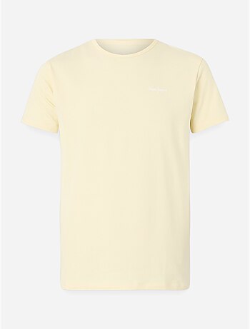 Pepe jeans original basic geel t-shirt voor heren pm508212