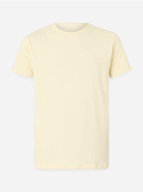 Pepe jeans original basic geel t-shirt voor heren pm508212 - Kiabi Pepe jeans original basic geel t-shirt voor heren pm508212 - Kiabi