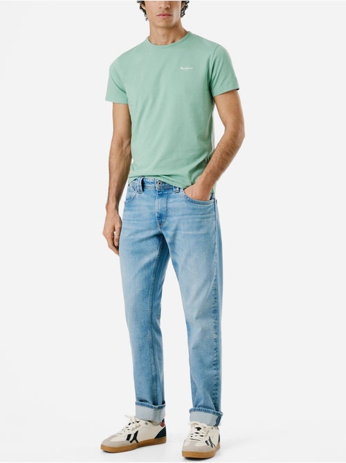Pepe Jeans Original Basic Groen T-shirt voor Heren - Kiabi Pepe Jeans Original Basic Groen T-shirt voor Heren - Kiabi