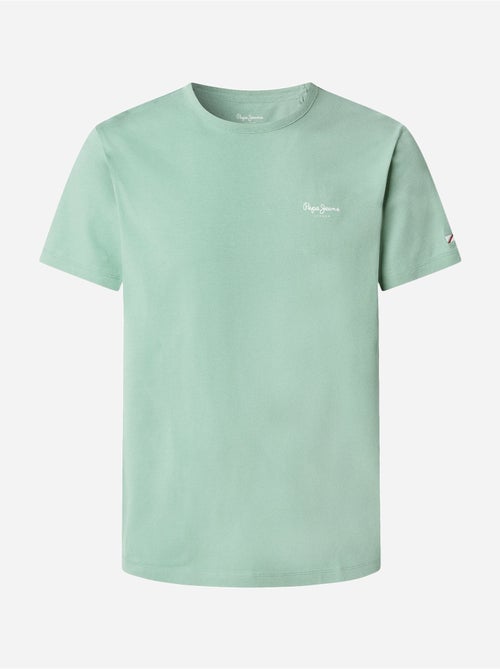 Pepe Jeans Original Basic Groen T-shirt voor Heren - Kiabi Pepe Jeans Original Basic Groen T-shirt voor Heren - Kiabi