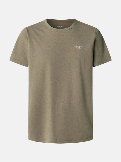 Pepe jeans original basic kaki t-shirt voor heren - Kiabi Pepe jeans original basic kaki t-shirt voor heren - Kiabi
