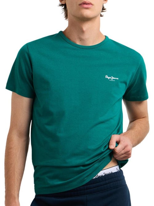 Pepe jeans original basic t-shirt groen voor heren - Kiabi Pepe jeans original basic t-shirt groen voor heren - Kiabi