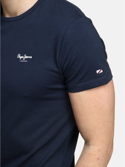Pepe Jeans Original Basic T-shirt voor Heren - Marineblauw - Kiabi Pepe Jeans Original Basic T-shirt voor Heren - Marineblauw - Kiabi