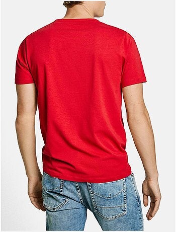Pepe jeans original basic geel t-shirt voor heren pm508212