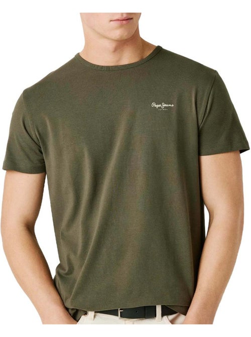 Pepe jeans origineel kaki t-shirt voor heren - Kiabi Pepe jeans origineel kaki t-shirt voor heren - Kiabi