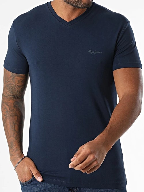 Pepe jeans origineel marine t-shirt voor heren - Kiabi Pepe jeans origineel marine t-shirt voor heren - Kiabi