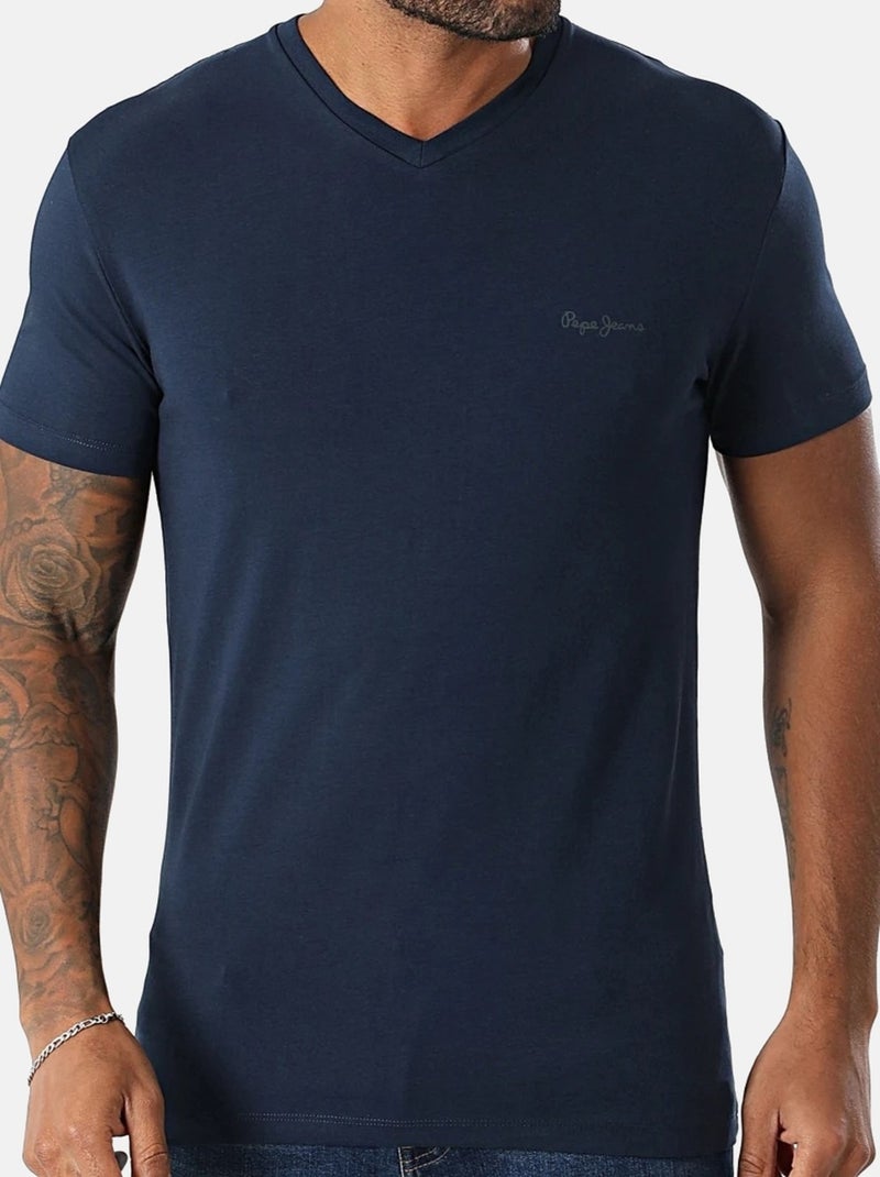 Pepe jeans origineel marine t-shirt voor heren Blauw - Kiabi