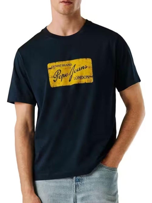 Pepe Jeans Origineel Marineblauw T-shirt voor Heren - Kiabi Pepe Jeans Origineel Marineblauw T-shirt voor Heren - Kiabi