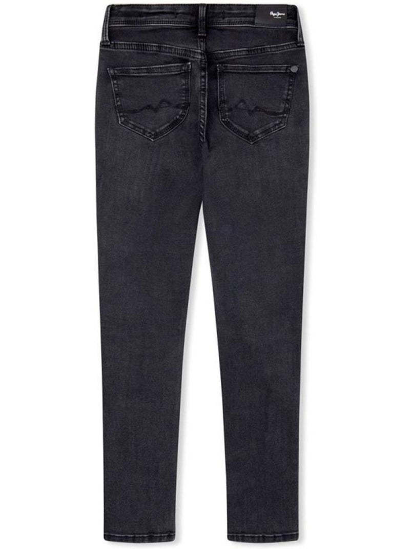Pepe Jeans Pixlette Donkergrijze Jeans voor Meisjes Zilvergrijs - Kiabi