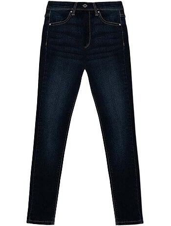 Pepe jeans pixlette high slim fit jeans voor meisjes - donkerblauw