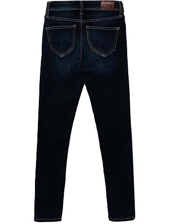 Pepe jeans pixlette high slim fit jeans voor meisjes - donkerblauw