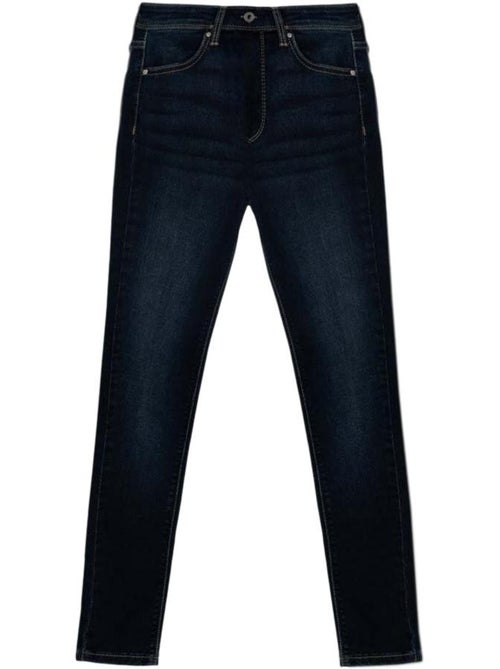 Pepe Jeans Pixlette High Slim Fit Jeans voor Meisjes - Donkerblauw - Kiabi Pepe Jeans Pixlette High Slim Fit Jeans voor Meisjes - Donkerblauw - Kiabi