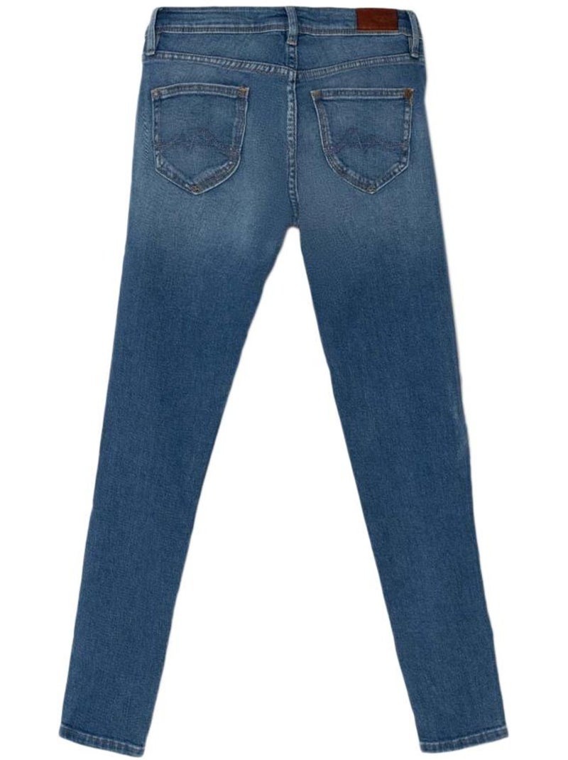 Pepe Jeans Pixlette High Slim Fit Meisjesjeans - Blauw Blauw - Kiabi