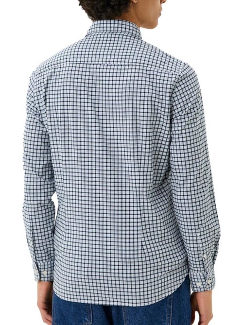 Pepe Jeans PM308208 Heren overhemd blauw/wit - Kiabi Pepe Jeans PM308208 Heren overhemd blauw/wit - Kiabi