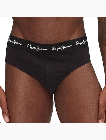 Pepe Jeans PMU Heren Slips Zwart - 3-pack