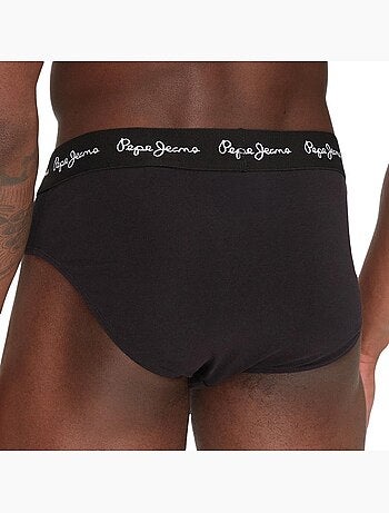 Pepe Jeans PMU Heren Slips Zwart - 3-pack