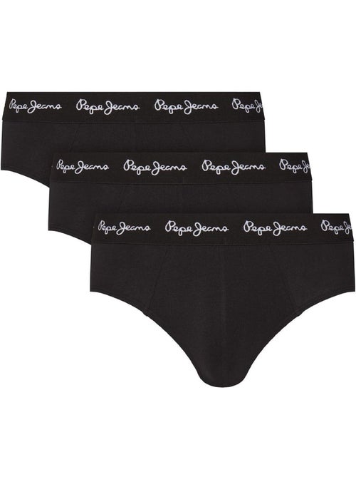 Pepe Jeans PMU Heren Slips Zwart - 3-pack - Kiabi