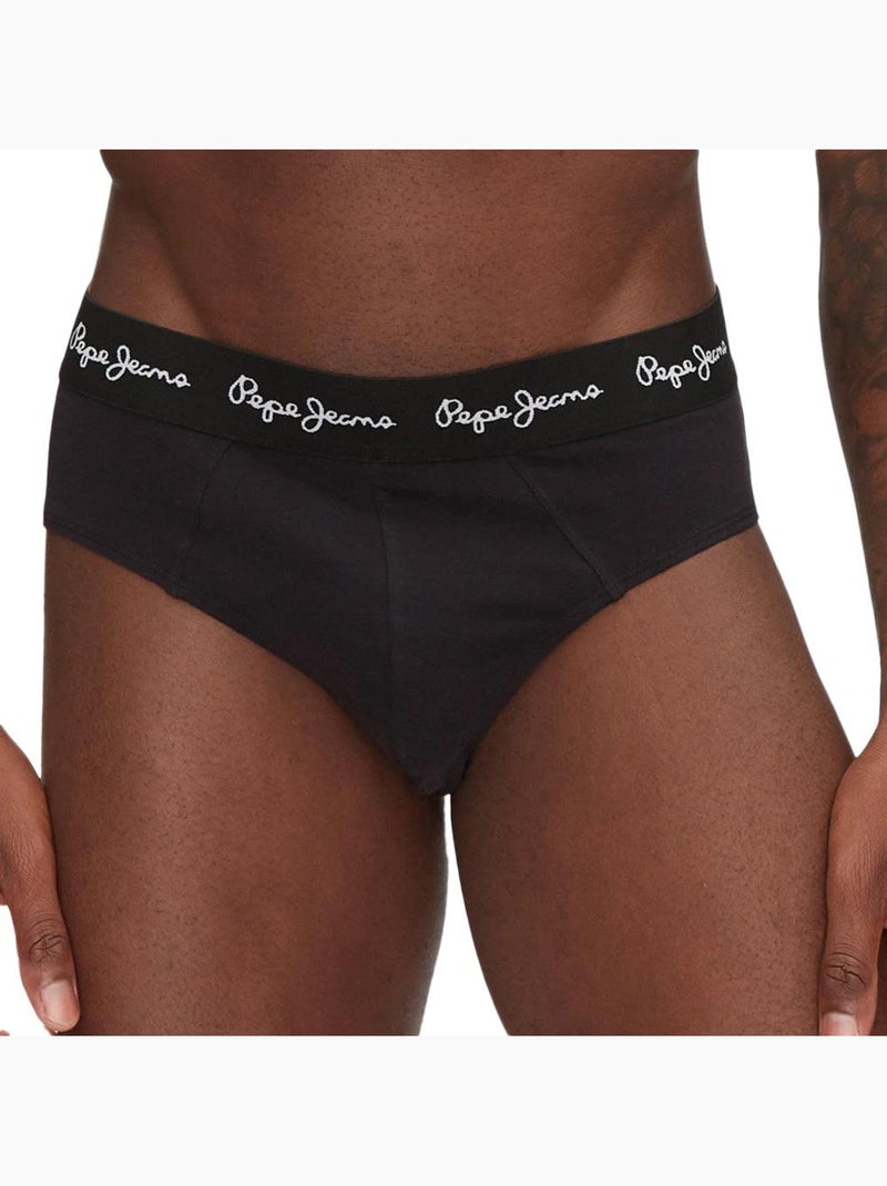 Pepe Jeans PMU Heren Slips Zwart - 3-pack Zwart - Kiabi