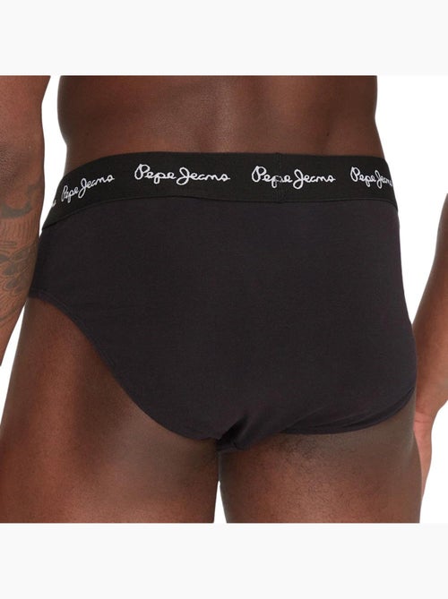 Pepe Jeans PMU Heren Slips Zwart - 3-pack - Kiabi