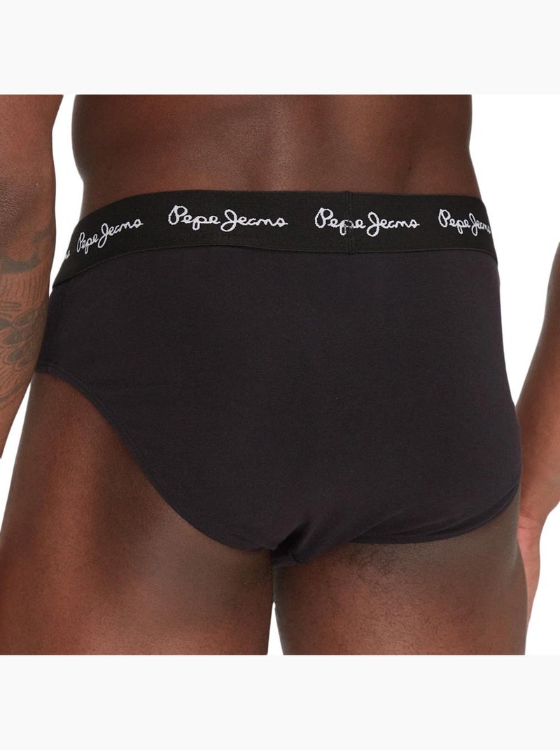 Pepe Jeans PMU Heren Slips Zwart - 3-pack Zwart - Kiabi