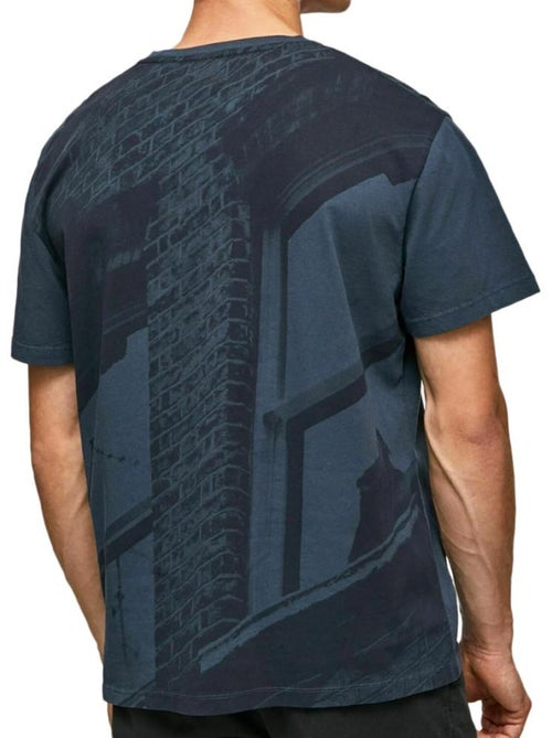 Pepe Jeans Raevon T-shirt voor Heren - Marineblauw - Kiabi Pepe Jeans Raevon T-shirt voor Heren - Marineblauw - Kiabi