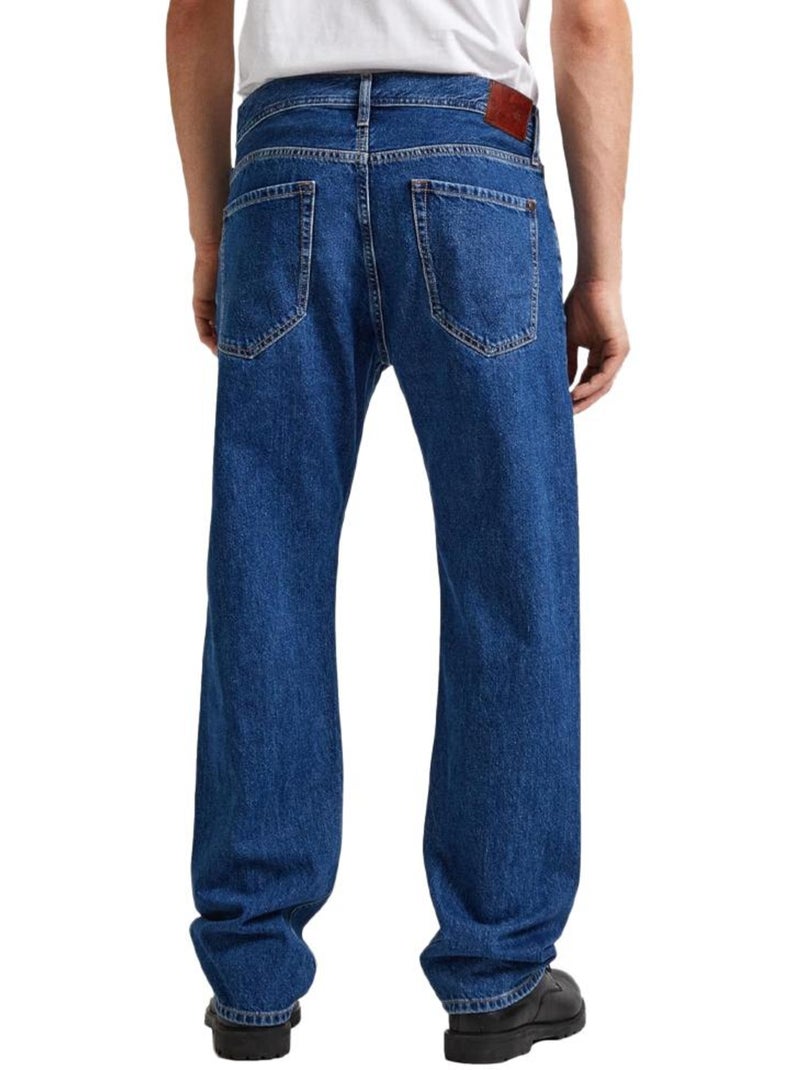 Pepe Jeans Relaxed Straight Fit Heren Jeans Blauw Blauw - Kiabi