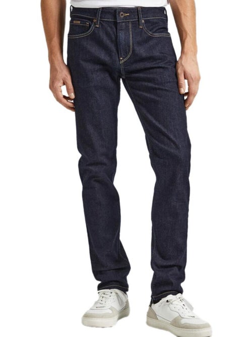 Pepe Jeans Slim Fit Heren Jeans Donkerblauw - Kiabi Pepe Jeans Slim Fit Heren Jeans Donkerblauw - Kiabi