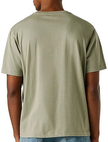 Pepe jeans t-shirt voor heren wit/kaki