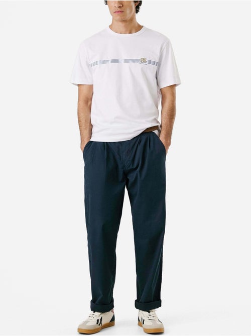 Pepe Jeans Tad Wit T-shirt voor Heren - Kiabi Pepe Jeans Tad Wit T-shirt voor Heren - Kiabi