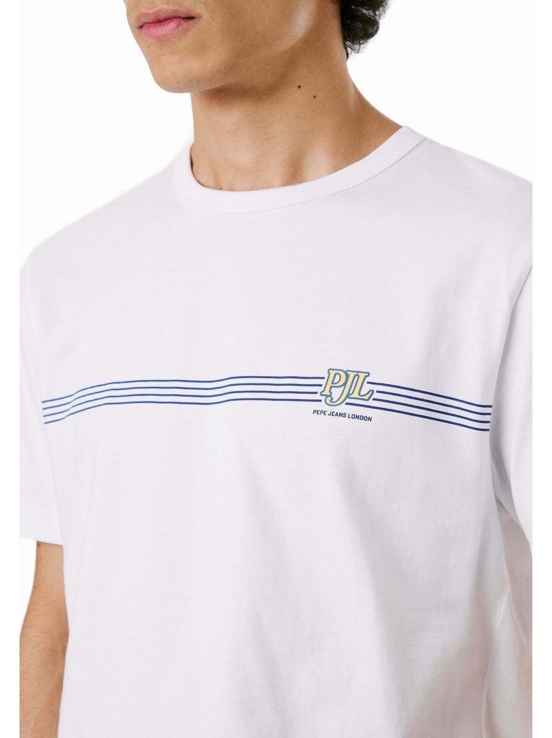 Pepe Jeans Tad Wit T-shirt voor Heren Wit - Kiabi