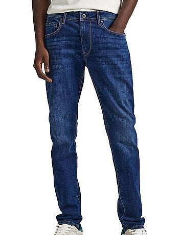 Pepe jeans tapered jeans blauw voor heren pm207390ct42