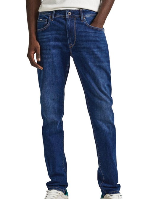 Pepe Jeans Tapered Jeans Blauw voor Heren PM207390CT42 - Kiabi Pepe Jeans Tapered Jeans Blauw voor Heren PM207390CT42 - Kiabi