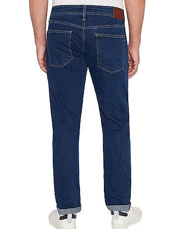 Pepe jeans tapered regular fit jeans donkerblauw voor heren pm207390ct7