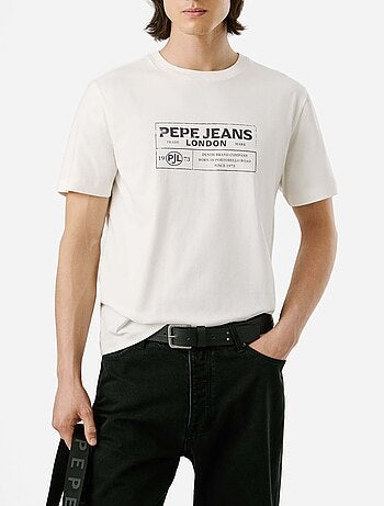 Pepe jeans tharky t-shirt wit voor heren