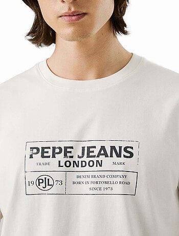 Pepe jeans tharky t-shirt wit voor heren