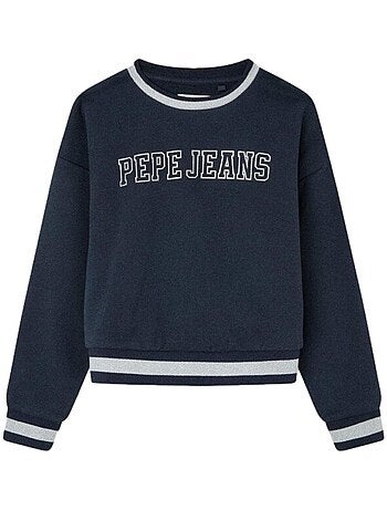 Pepe jeans tiziana meisjes sweatshirt marineblauw